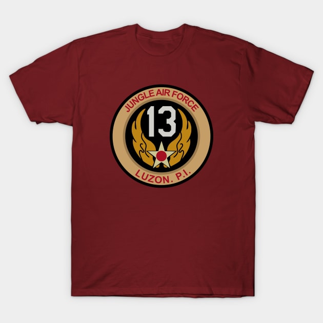 WW2 Jungle Air Force - 13th Air Force T-Shirt by TCP